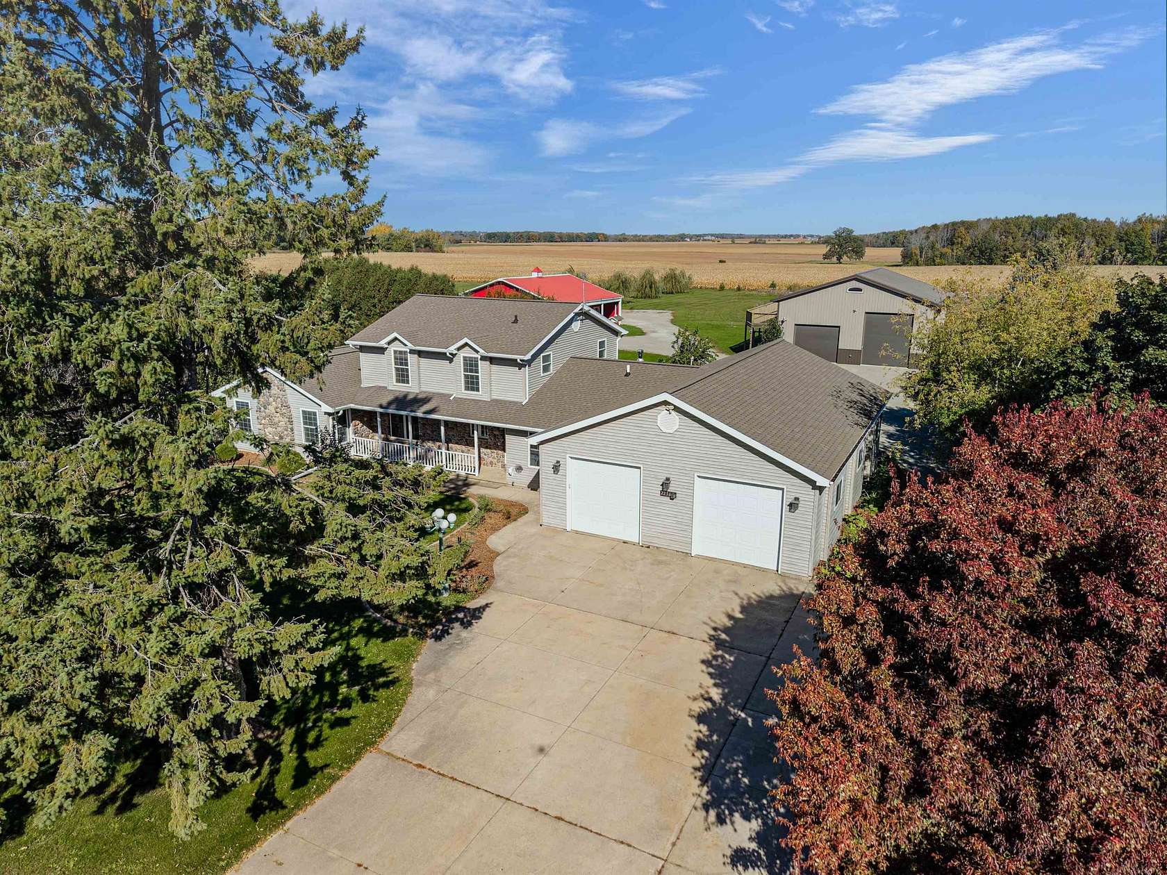 2.52 Acres of Land with Home for Sale in Seymour, Wisconsin