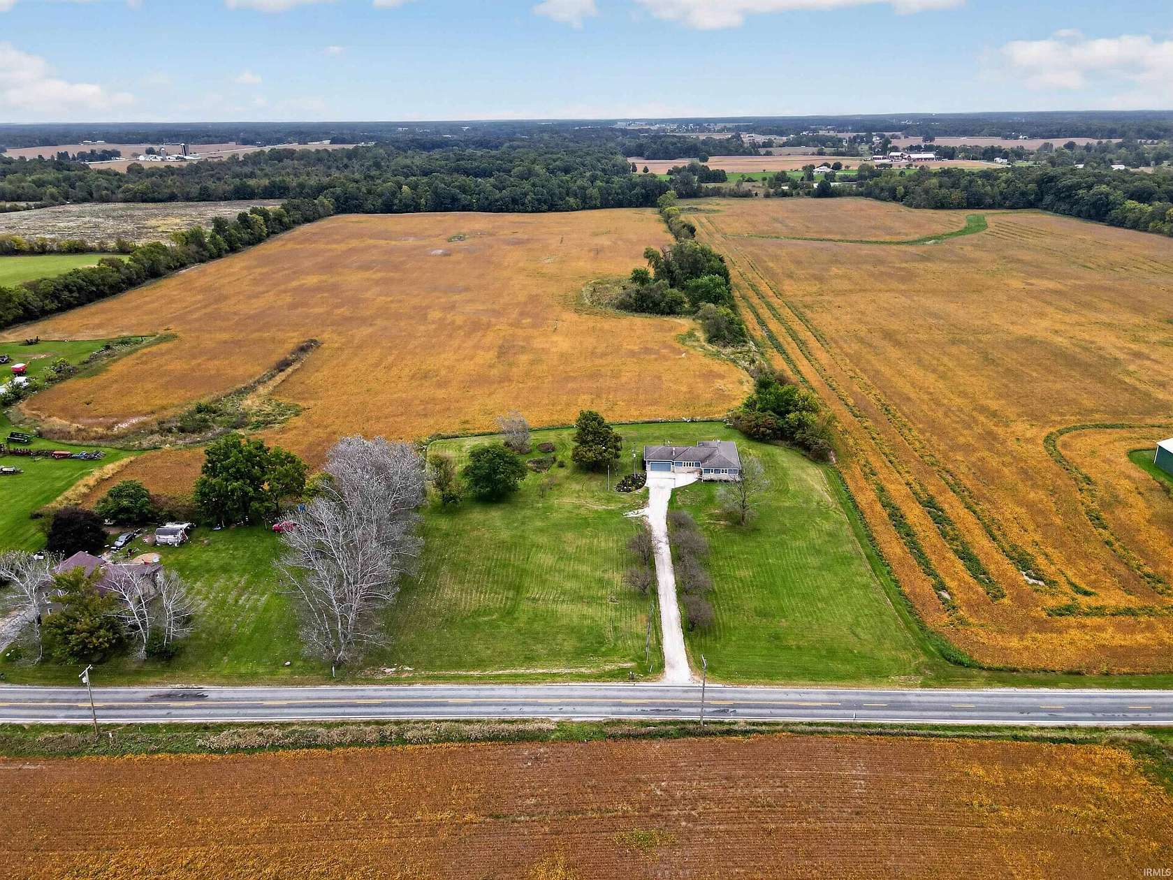 2 Acres of Land with Home for Sale in Corunna, Indiana