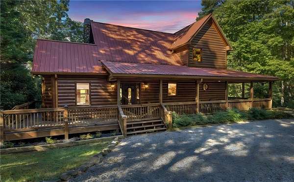 3 Acres of Land with Home for Sale in Blue Ridge, Georgia