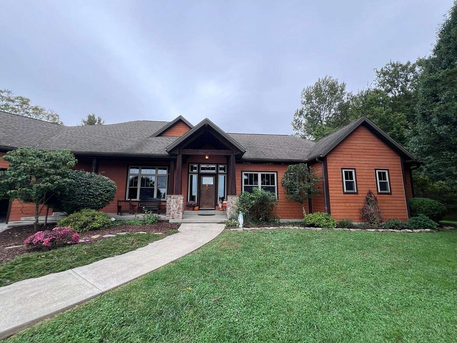 6.4 Acres of Land with Home for Sale in Batesville, Indiana