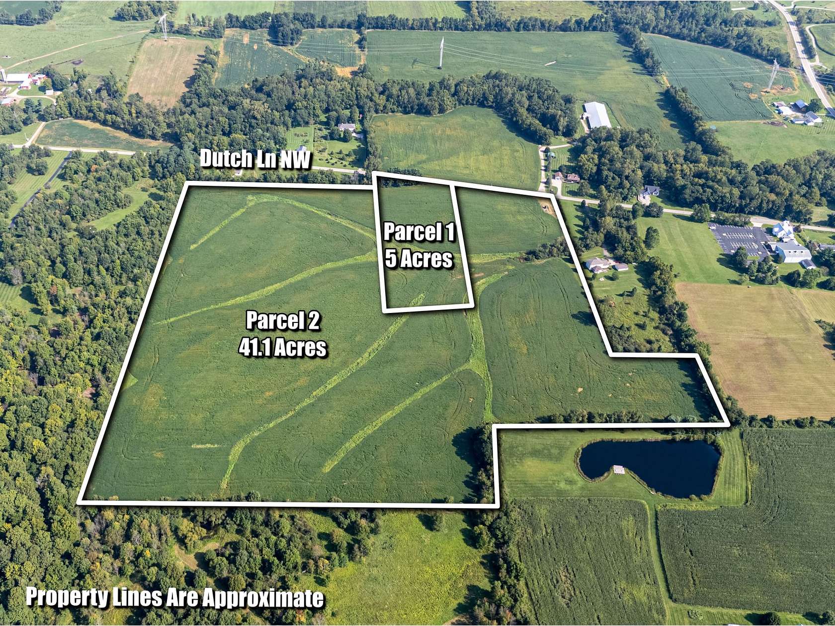 46.1 Acres of Land for Auction in Newark, Ohio