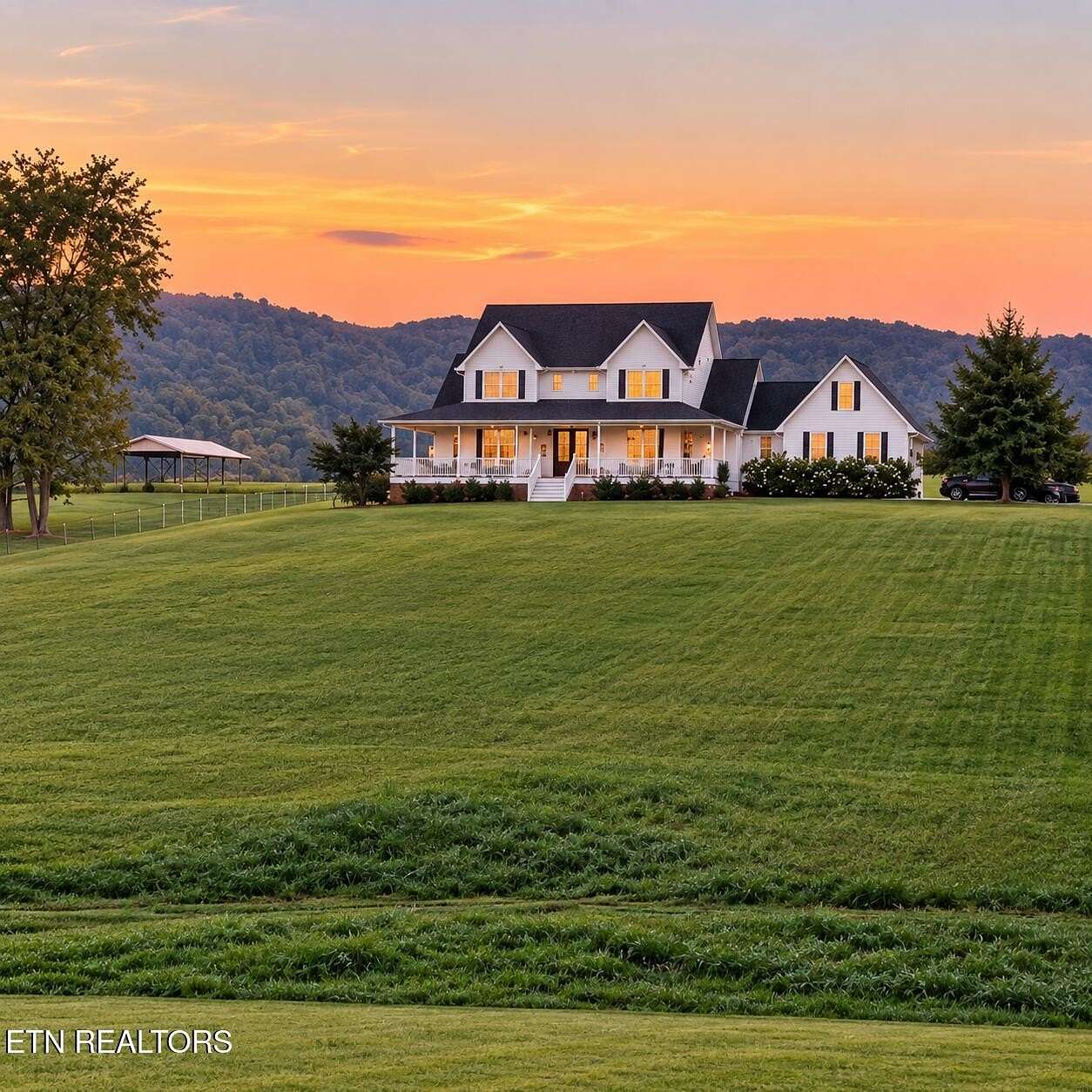 5.56 Acres of Land with Home for Sale in Maryville, Tennessee