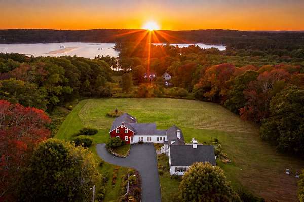 2.3 Acres of Land with Home for Sale in Damariscotta, Maine