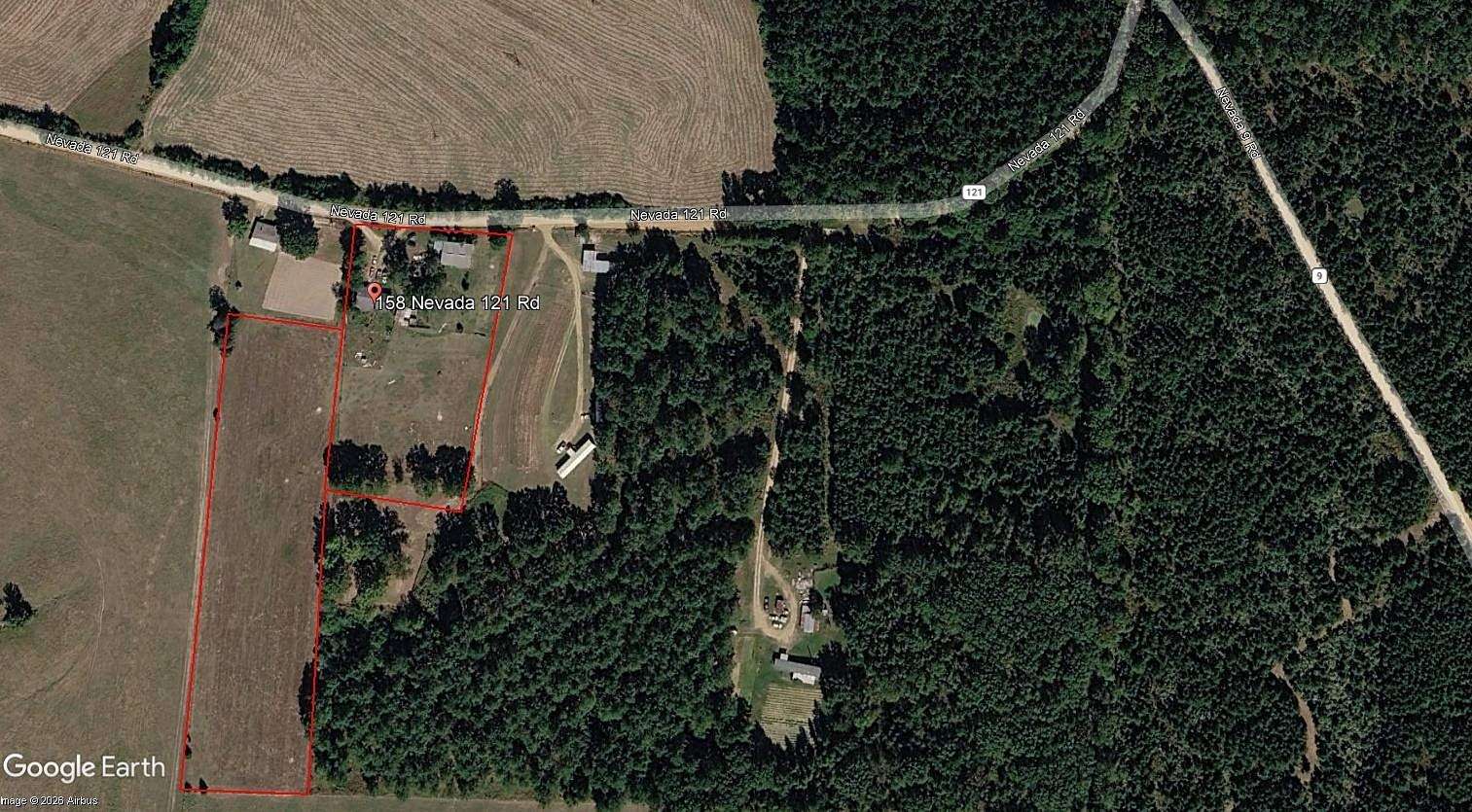 7.56 Acres of Land with Home for Sale in Rosston, Arkansas