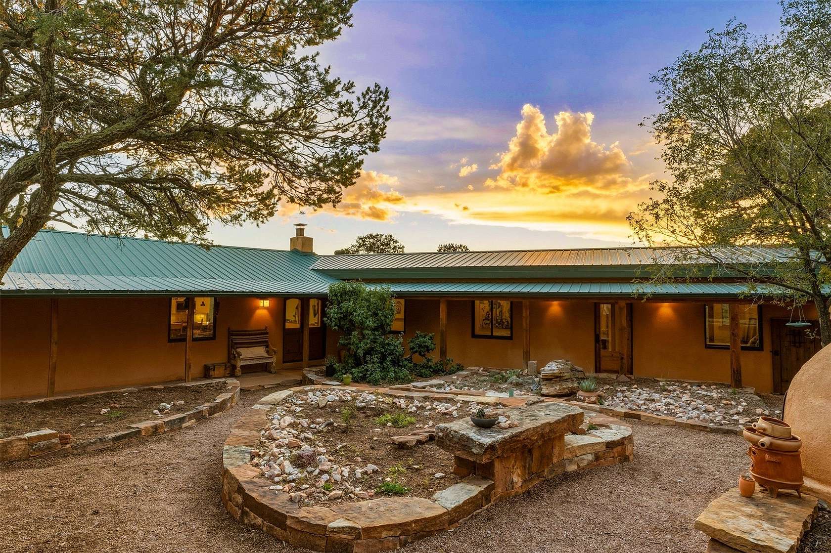 5 Acres of Land with Home for Sale in Santa Fe, New Mexico