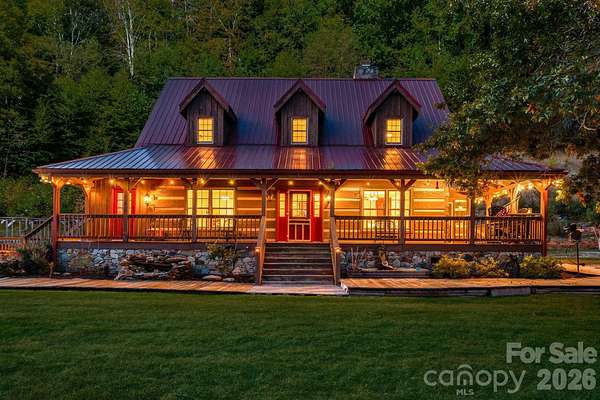 4.35 Acres of Land with Home for Sale in Mars Hill, North Carolina