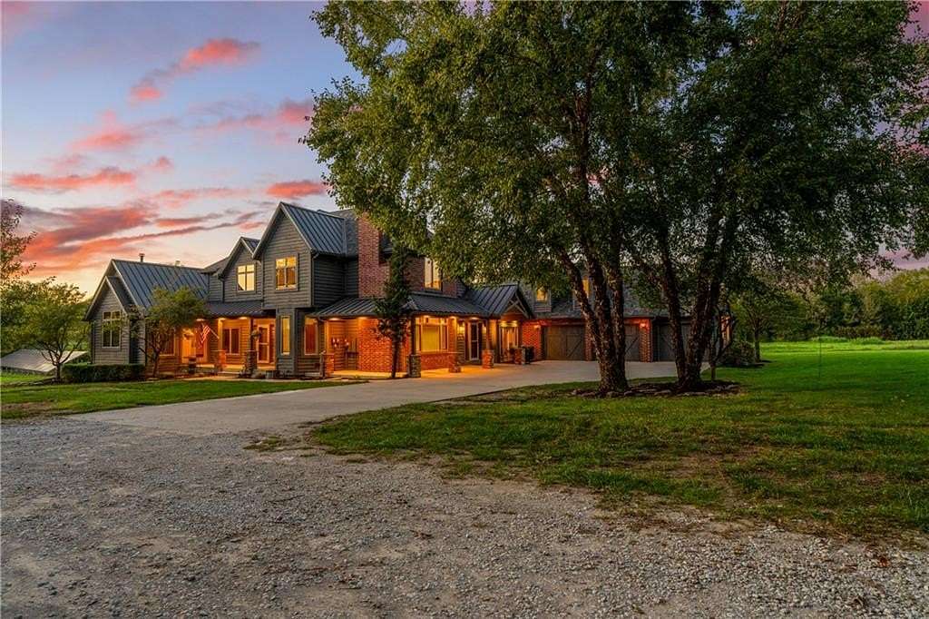 11.7 Acres of Land with Home for Sale in Bucyrus, Kansas