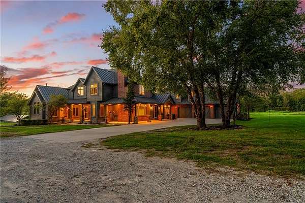 11.7 Acres of Land with Home for Sale in Bucyrus, Kansas