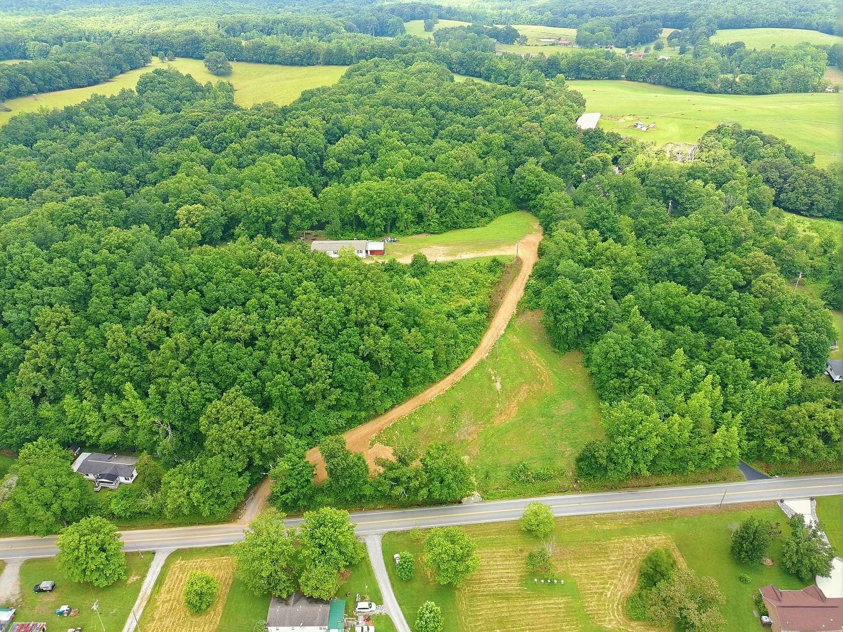 10.2 Acres of Land with Home for Sale in Lynnville, Tennessee