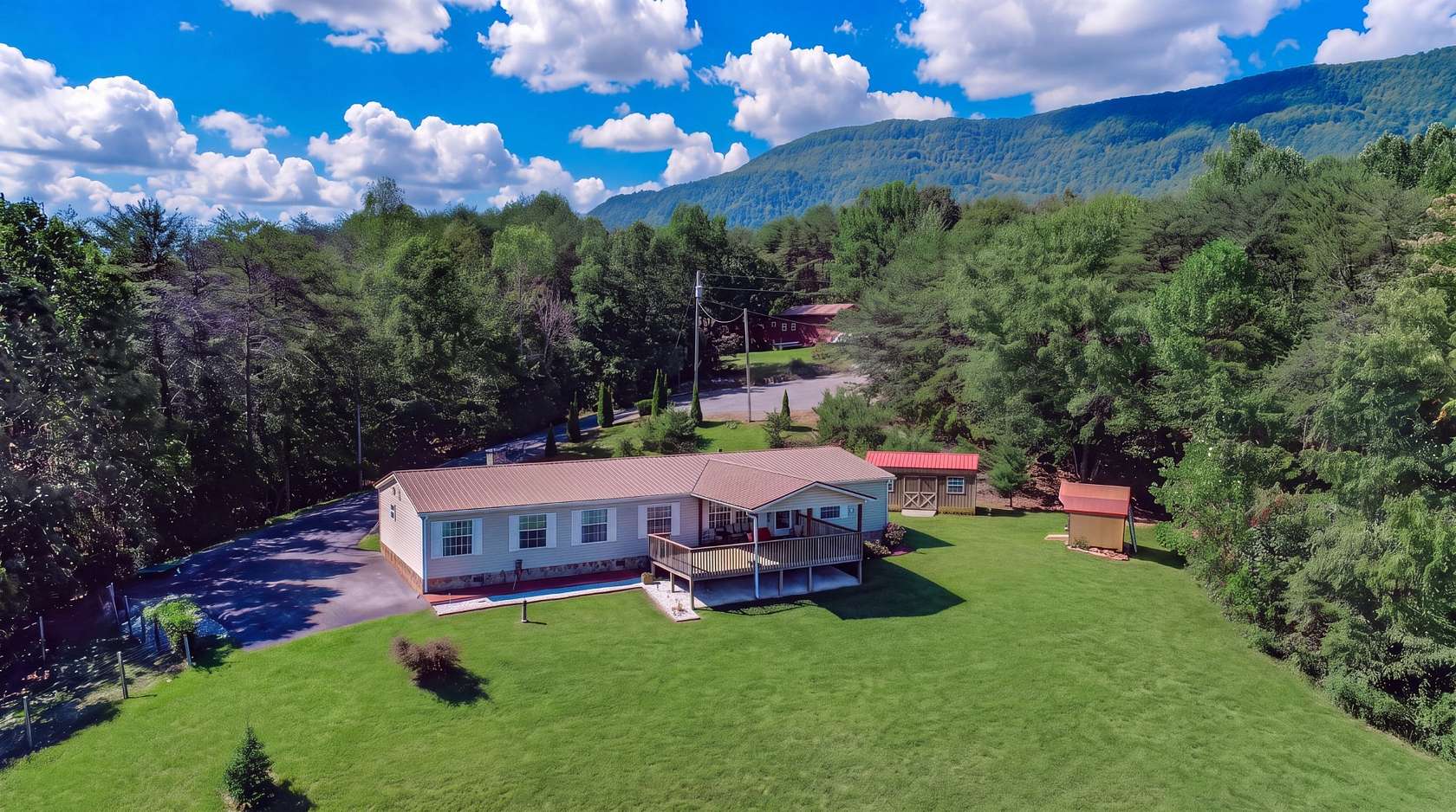 5 Acres of Land with Home for Sale in Cosby, Tennessee