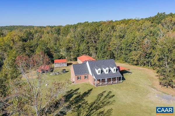 10.8 Acres of Land with Home for Sale in Kents Store, Virginia
