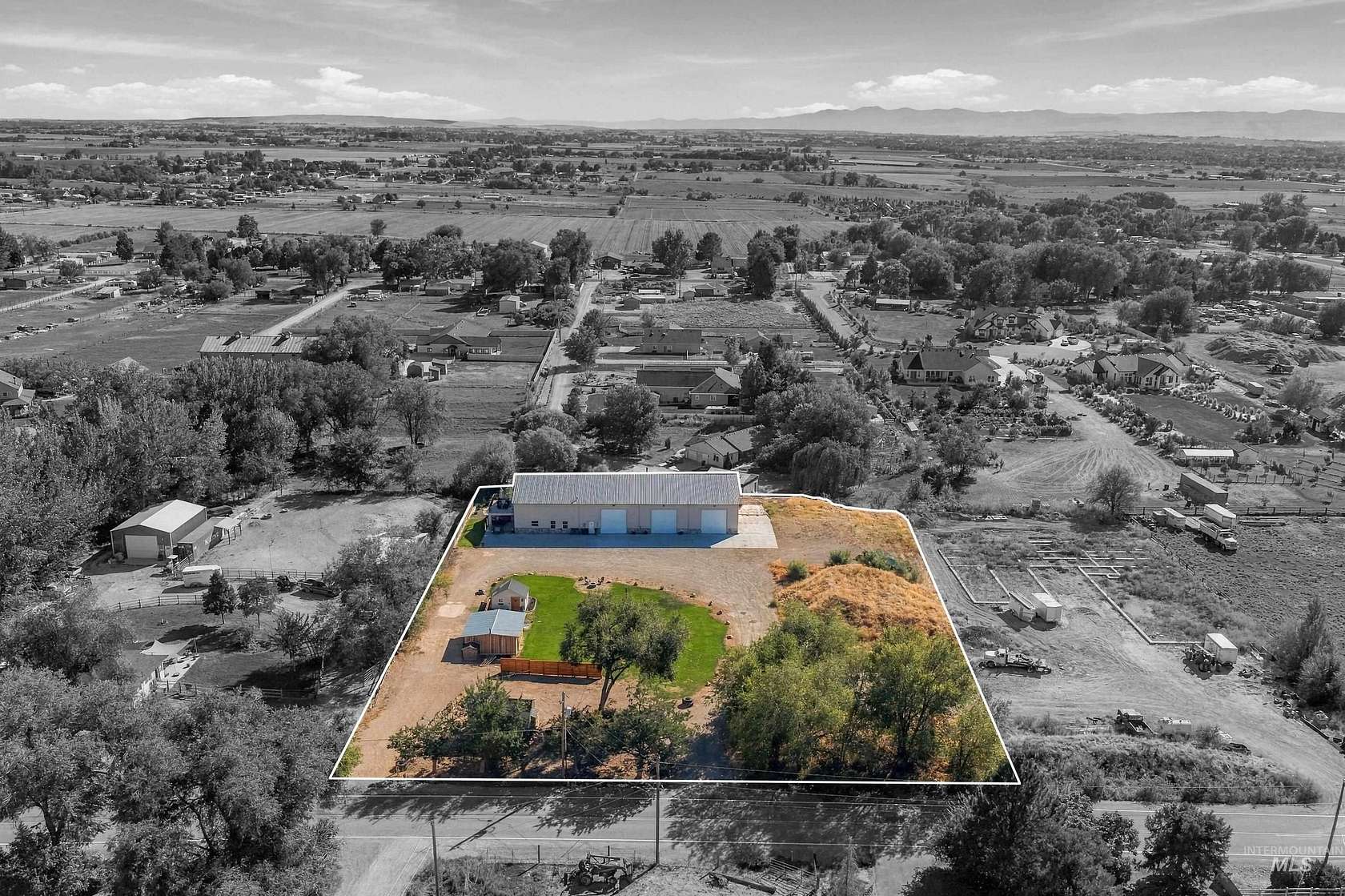 1.76 Acres of Land with Home for Sale in Nampa, Idaho