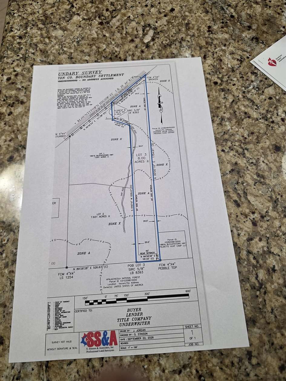 8 Acres of Land for Sale in Tallahassee, Florida
