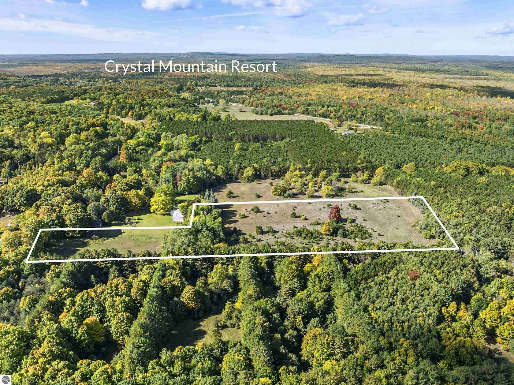 10 Acres of Recreational & Residential Land for Sale in Thompsonville, Michigan