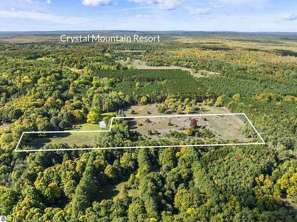10 Acres of Recreational & Residential Land for Sale in Thompsonville, Michigan