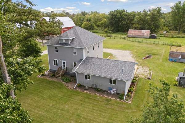 11.6 Acres of Land with Home for Sale in Fredericksburg, Iowa