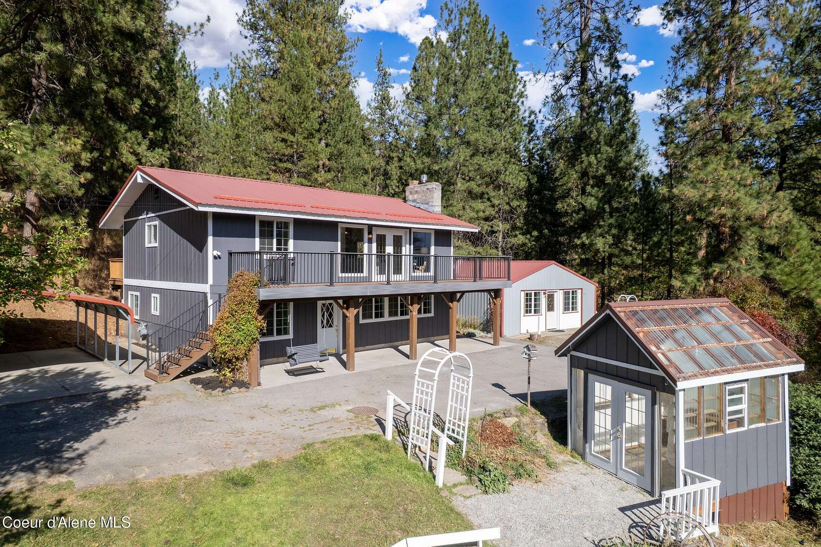 2.1 Acres of Land with Home for Sale in Coeur d'Alene, Idaho
