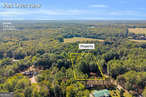 1.55 Acres of Residential Land for Sale in Hartwell, Georgia