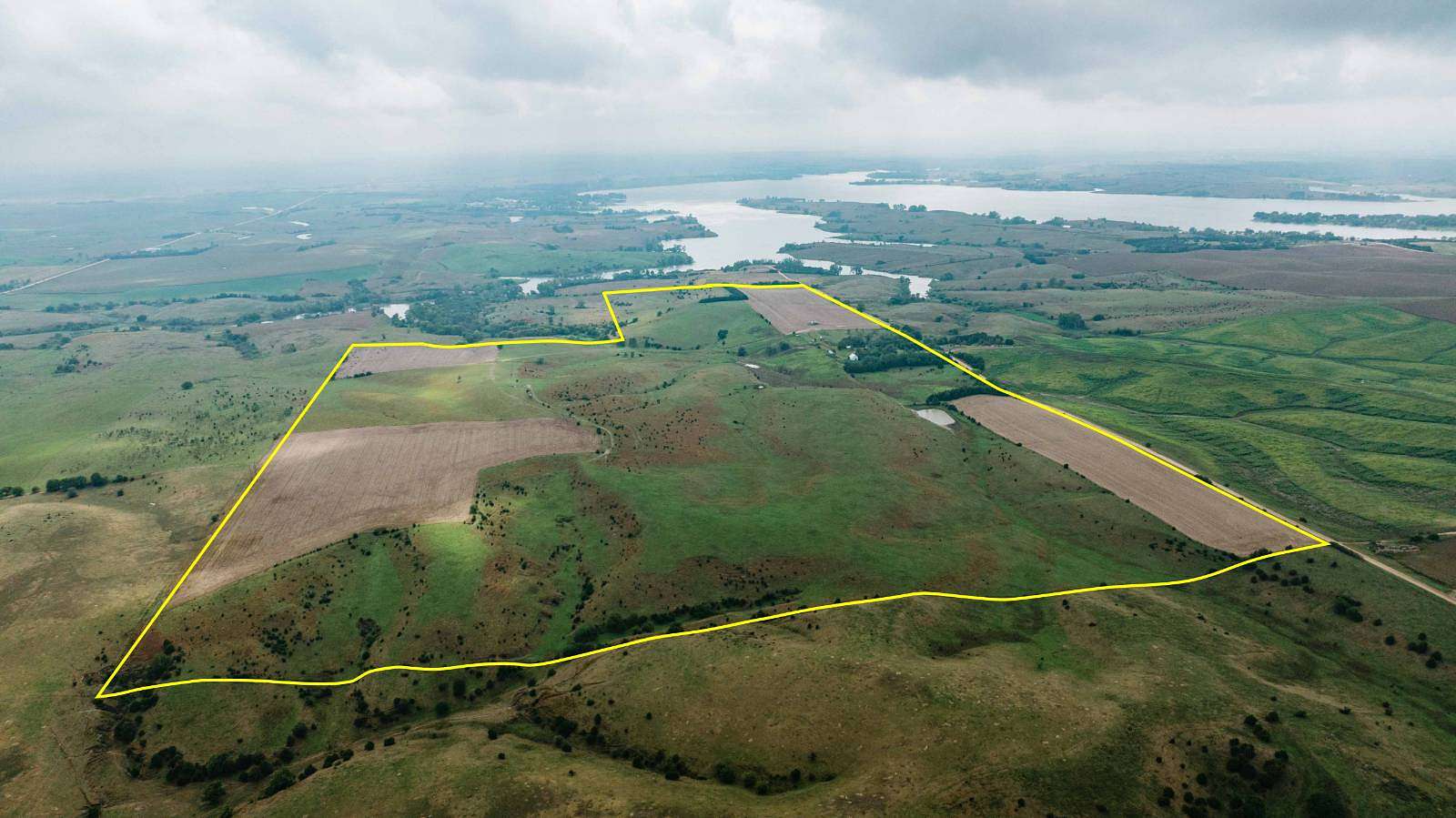 240 Acres of Land with Home for Auction in Loup City, Nebraska