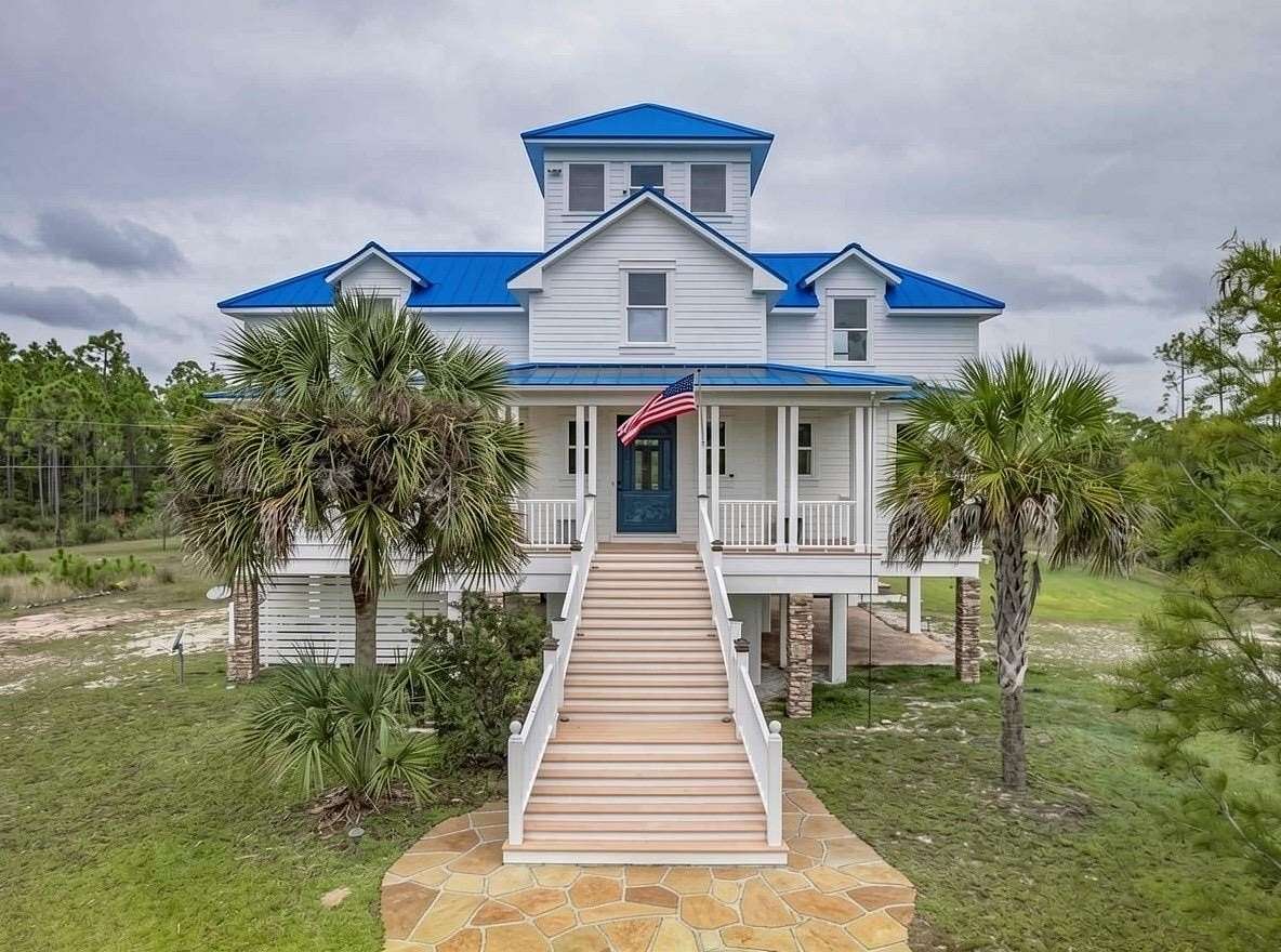 12.8 Acres of Land with Home for Sale in Carrabelle, Florida