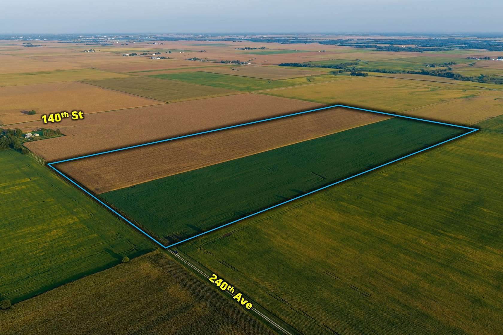 82.5 Acres of Agricultural Land for Auction in Galesburg, Illinois