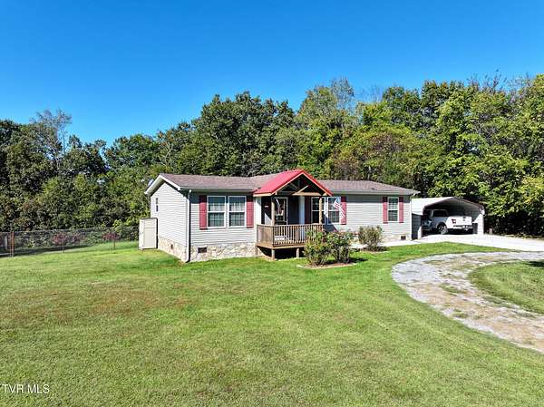 2.54 Acres of Land with Home for Sale in Bybee, Tennessee