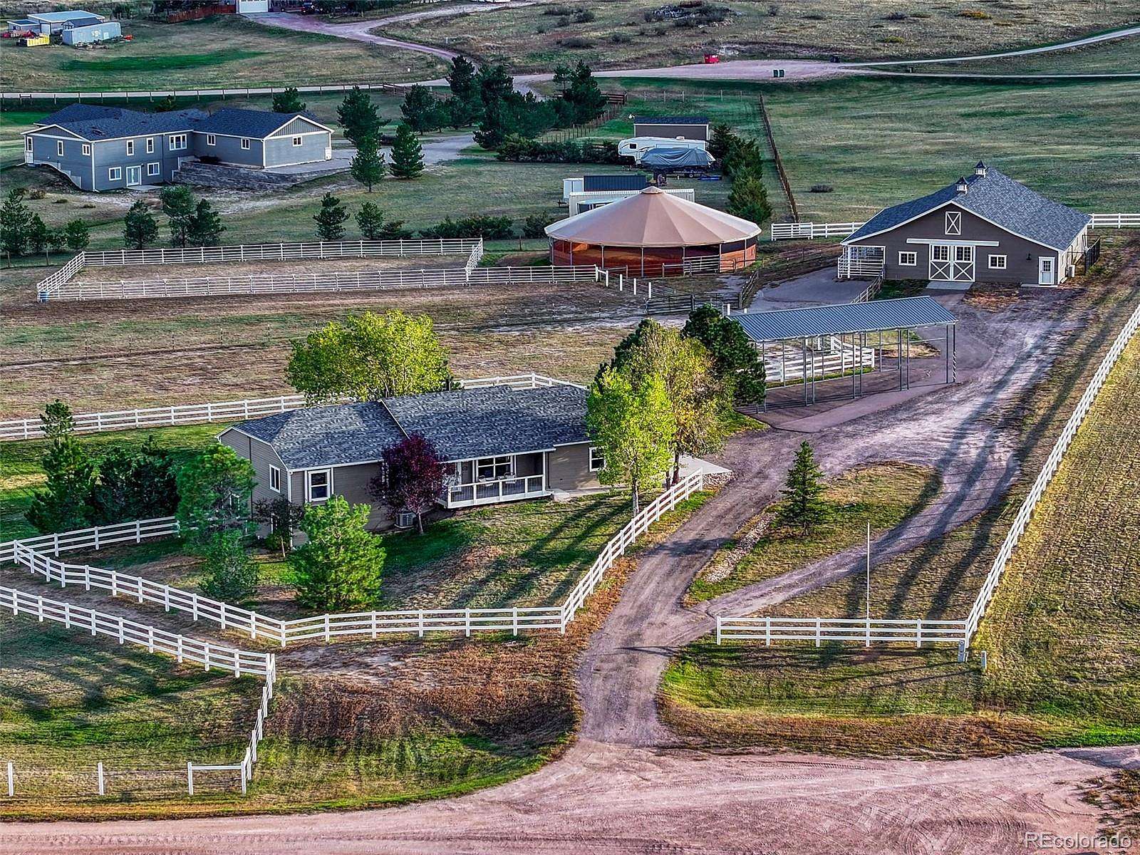 8.19 Acres of Land with Home for Sale in Kiowa, Colorado