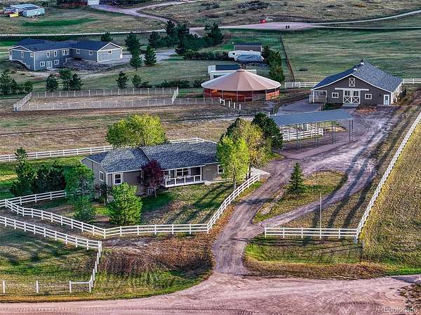 8.19 Acres of Land with Home for Sale in Kiowa, Colorado
