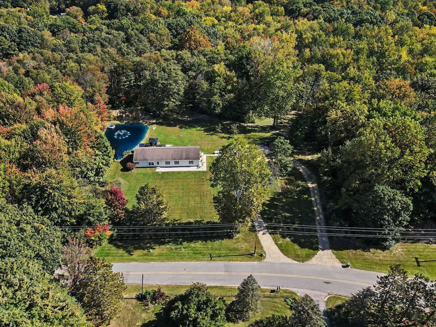 4.73 Acres of Land with Home for Sale in Paw Paw, Michigan