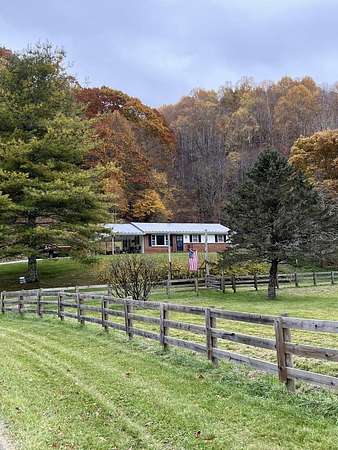 6.42 Acres of Land with Home for Sale in Mouth of Wilson, Virginia