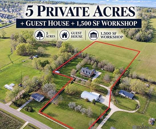 5 Acres of Land with Home for Sale in Hammond, Louisiana