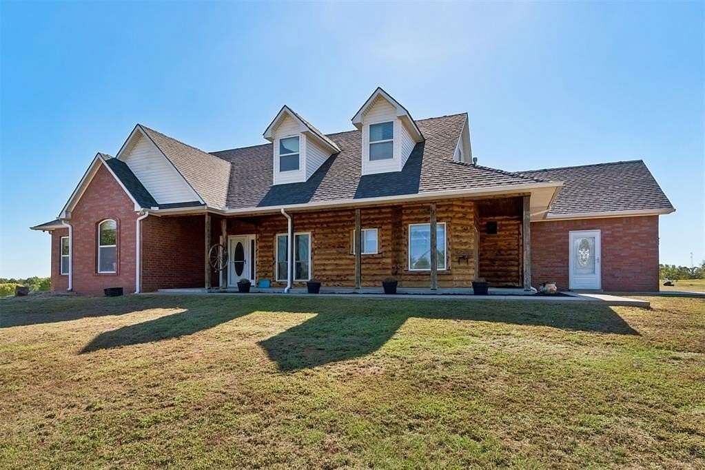 8.68 Acres of Land with Home for Sale in Meeker, Oklahoma