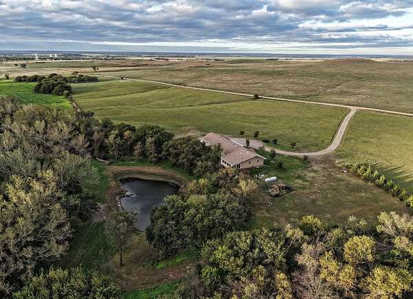 30 Acres of Land with Home for Sale in Lincoln, Kansas