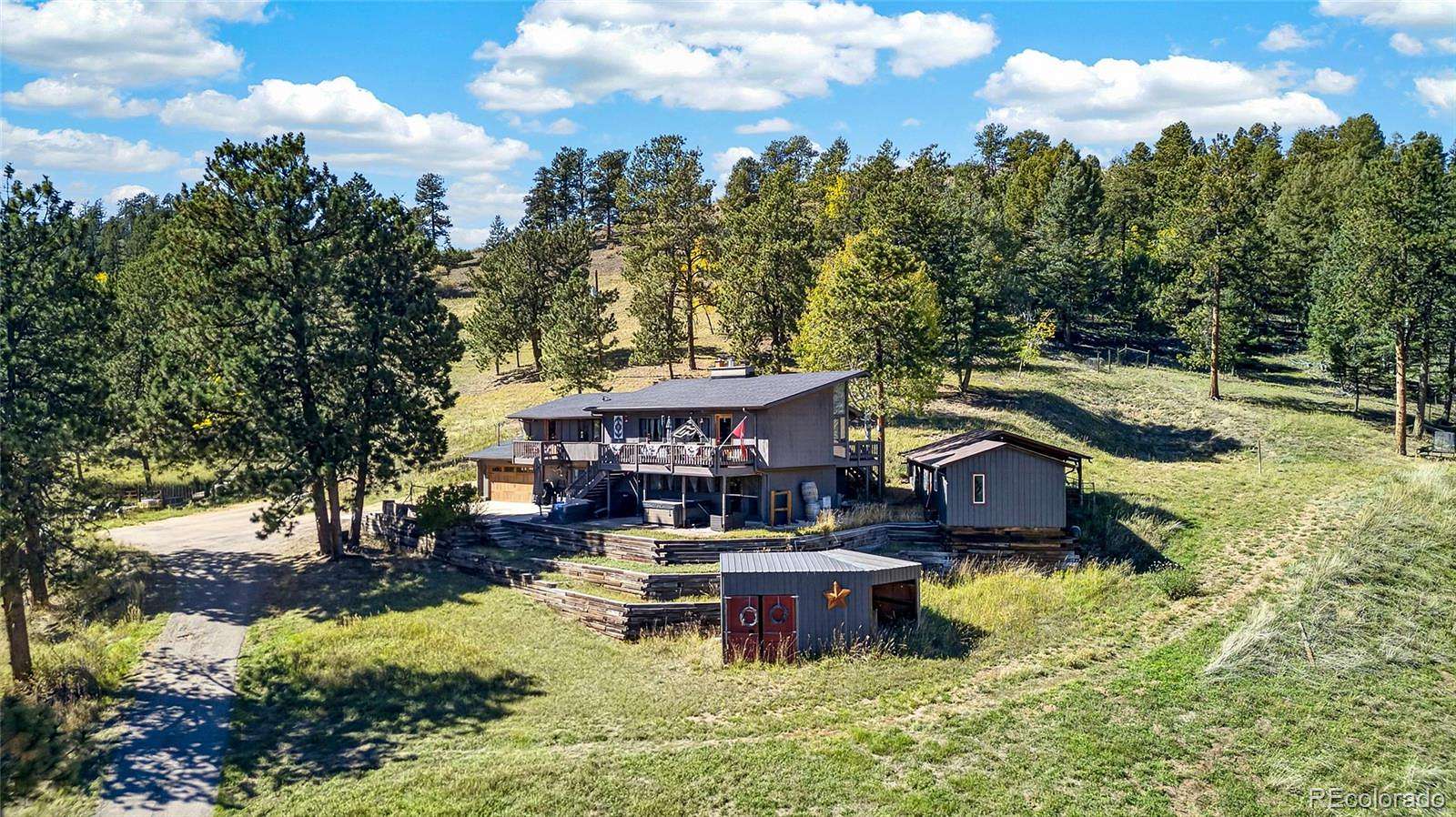 3.8 Acres of Land with Home for Sale in Conifer, Colorado