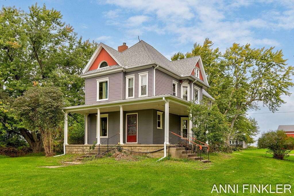 14 Acres of Land with Home for Sale in Lake Odessa, Michigan