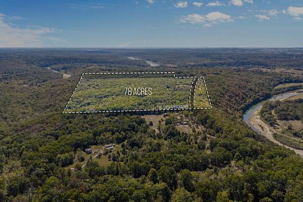 78 Acres of Recreational Land for Sale in Tecumseh, Missouri