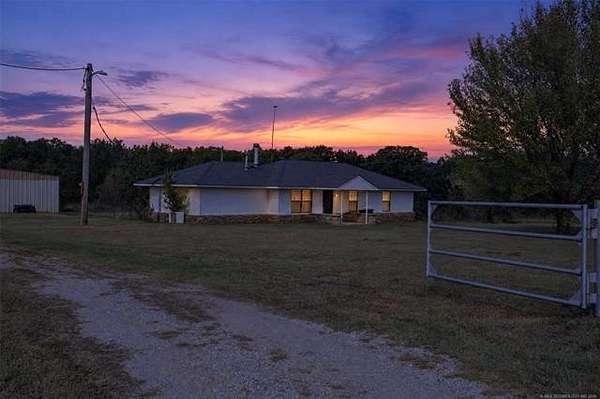 6.3 Acres of Land with Home for Sale in Mannford, Oklahoma