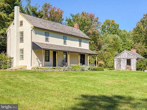 4.4 Acres of Land with Home for Lease in Upper Black Eddy, Pennsylvania