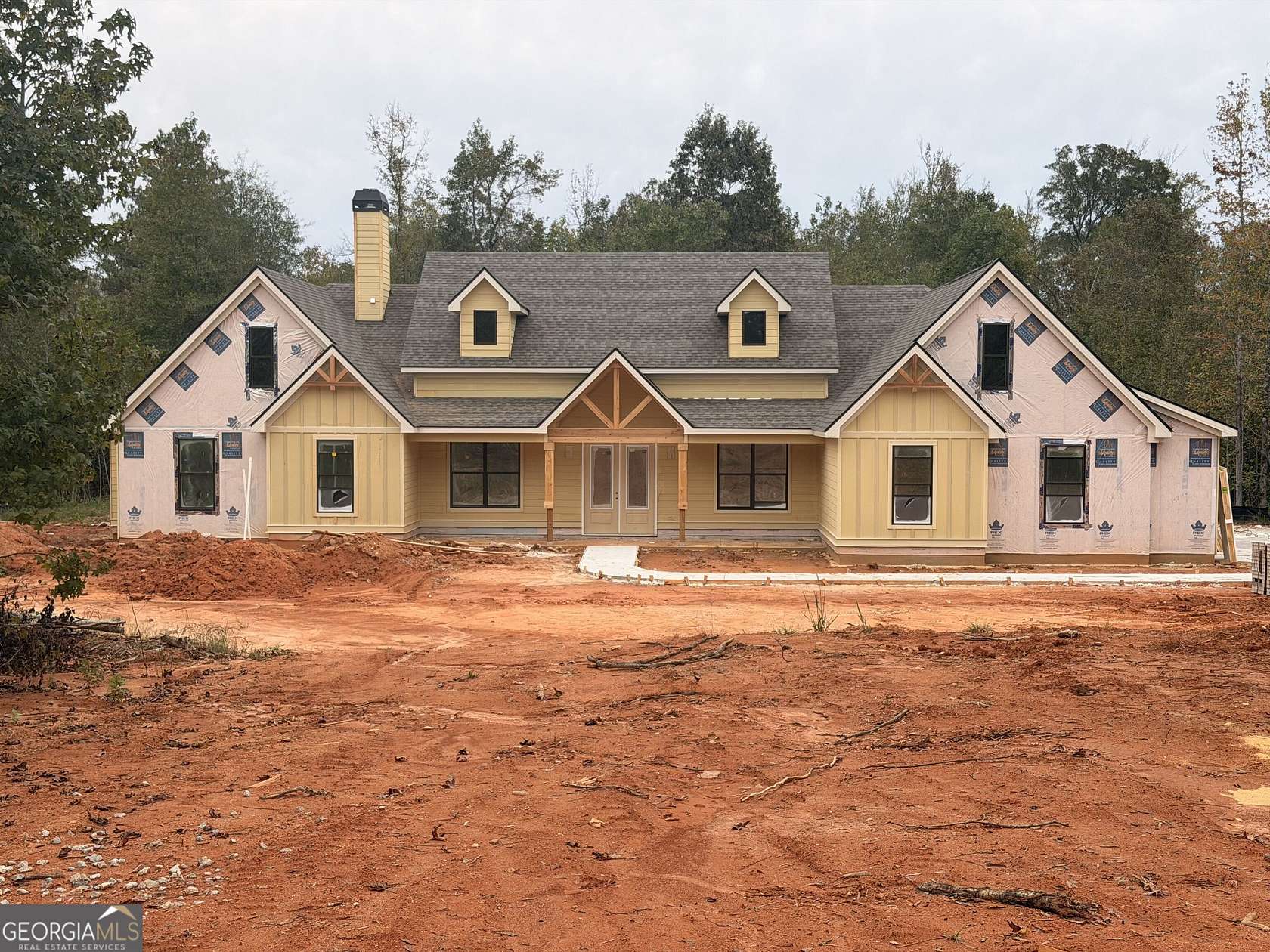 55.9 Acres of Recreational Land with Home for Sale in Senoia, Georgia