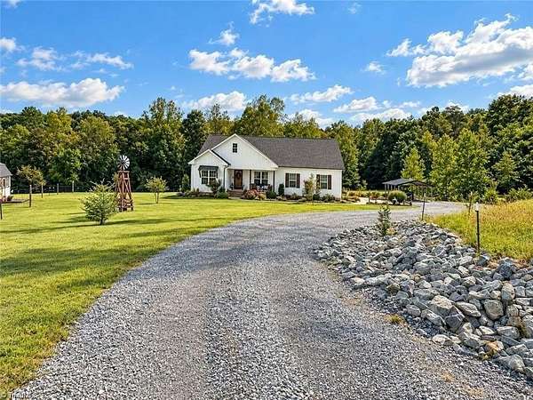 37.5 Acres of Land with Home for Sale in Walnut Cove, North Carolina