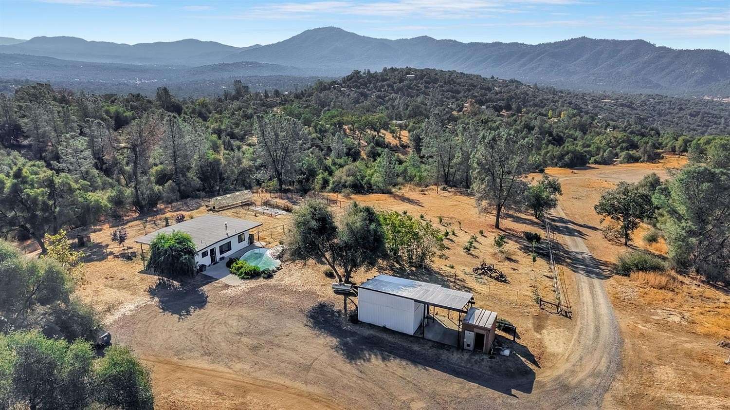46 Acres of Recreational Land with Home for Sale in Ahwahnee, California