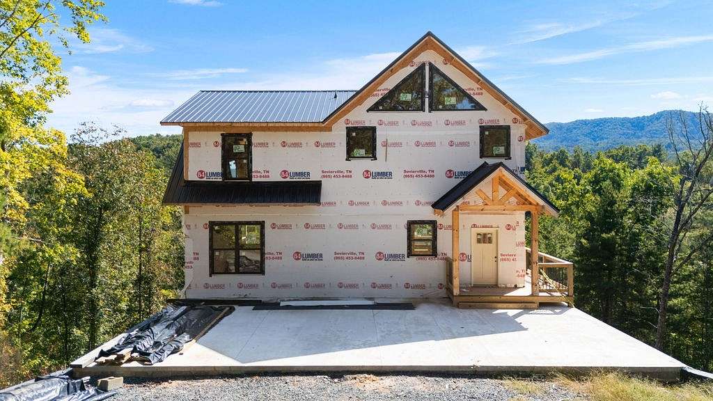 4.36 Acres of Land with Home for Sale in Sevierville, Tennessee