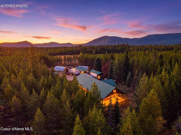 10 Acres of Land with Home for Sale in Athol, Idaho