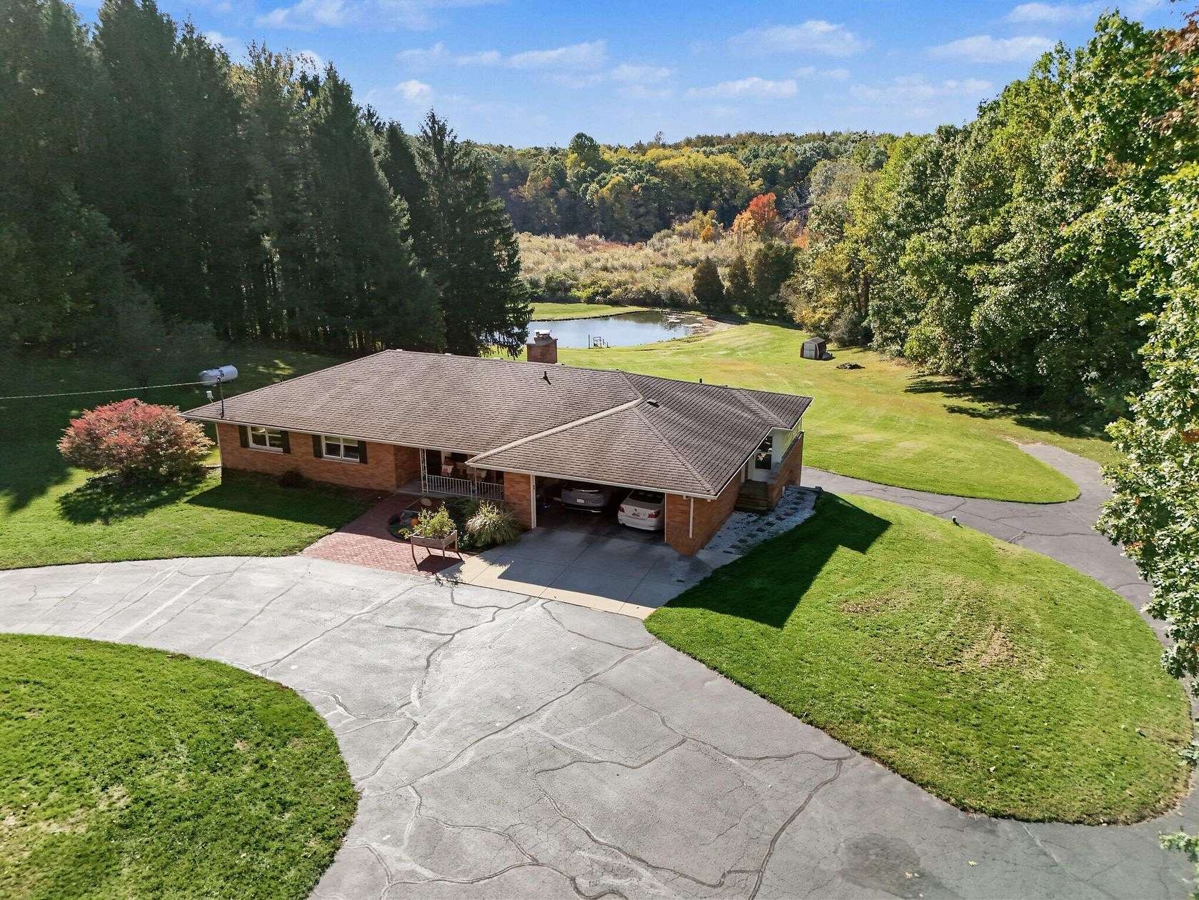 31.5 Acres of Recreational Land with Home for Sale in Richland, Michigan