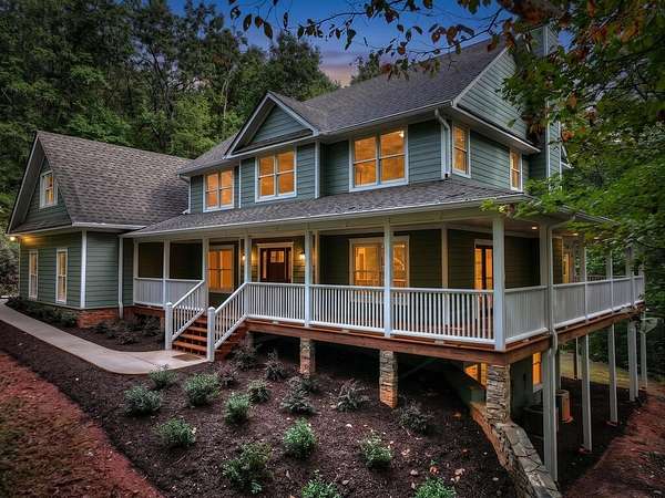19 Acres of Land with Home for Sale in Ellijay, Georgia