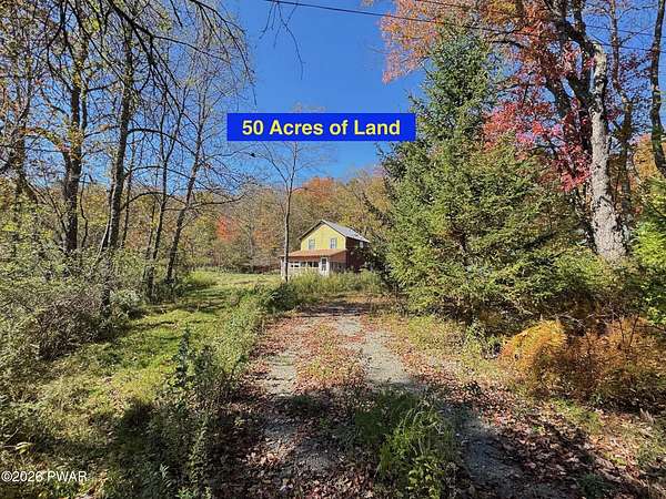 50 Acres of Recreational Land with Home for Sale in Equinunk, Pennsylvania