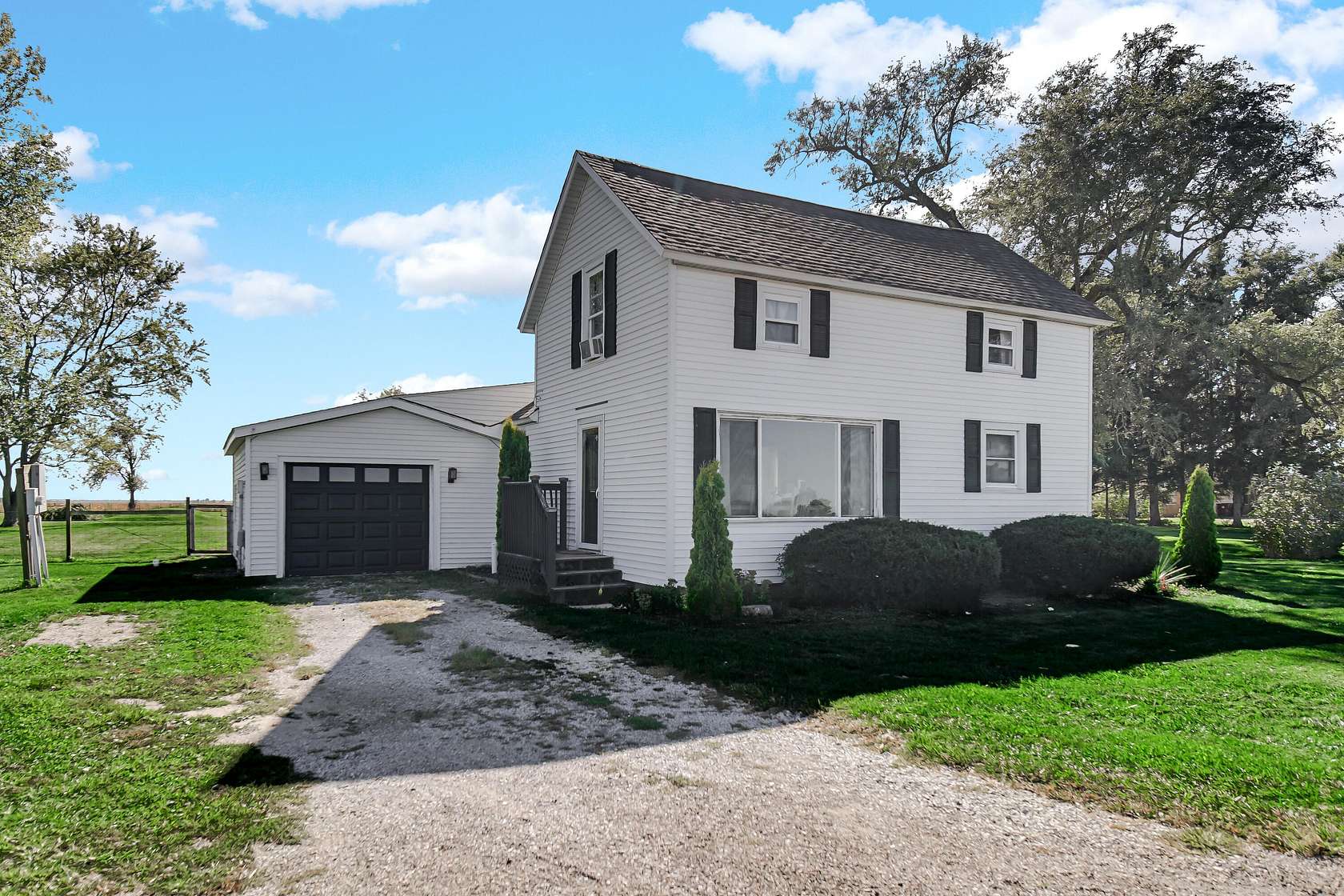 2 Acres of Land with Home for Sale in La Crosse, Indiana