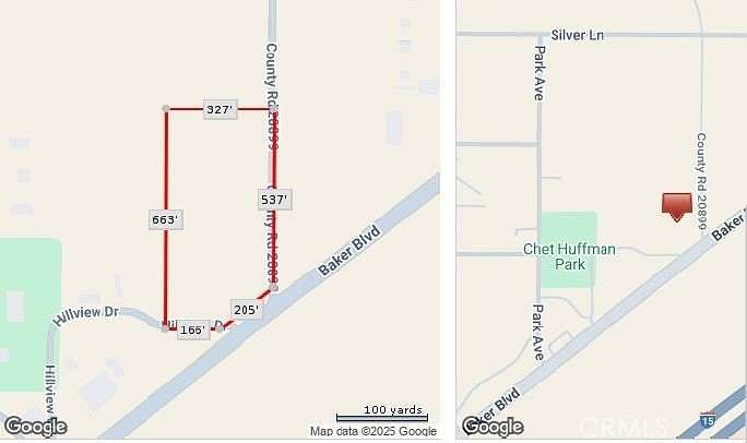 4.79 Acres of Commercial Land for Sale in Baker, California