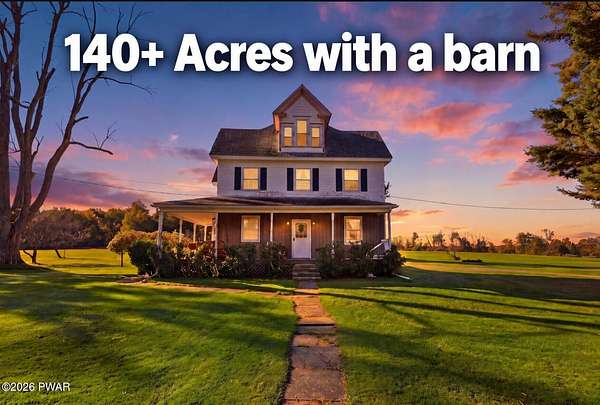142 Acres of Recreational Land with Home for Sale in Tyler Hill, Pennsylvania