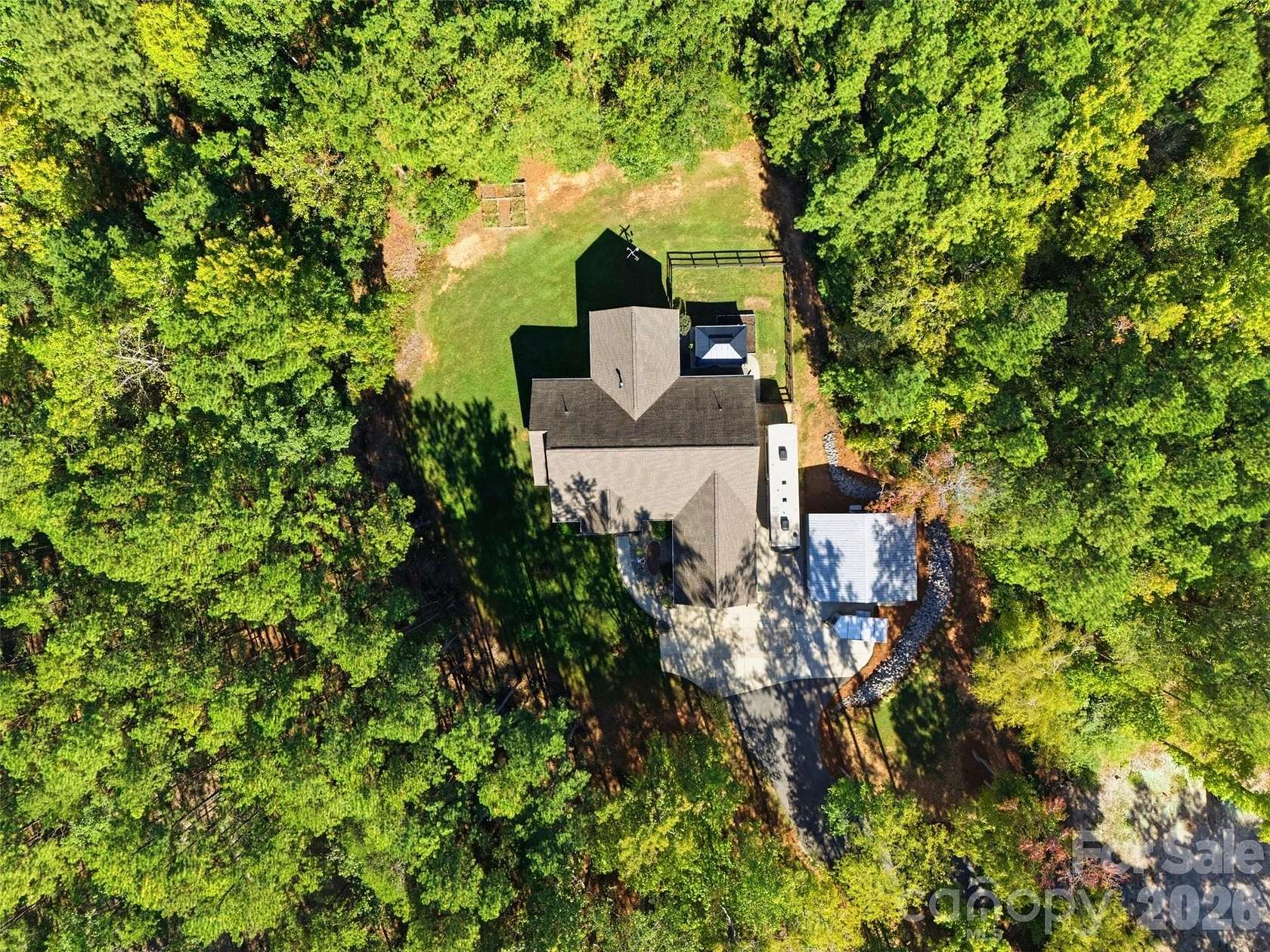 2.6 Acres of Land with Home for Sale in Lancaster, South Carolina
